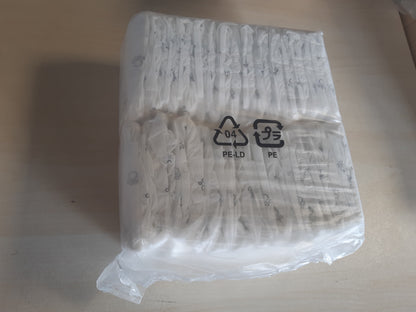 262261 - AMAZON BASICS Pelena të Disponueshme për Qen, 30 Copë, Madhësia XS, të Bardha