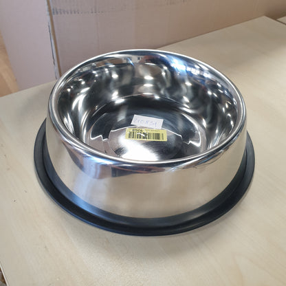 210831 - Trixie TASI ÇELIKU INOX 24855 me Unazë Gome, Kapacitet 2.8L, Madhësi Ø 34cm