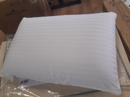 204055 - RELYON Jastëk Superior Comfort nga Lateksi Natyral 100%, Mbulesë e Lëvizshme nga Pambuku 100%, e Bardhë, i Hollë