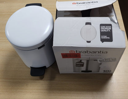 222055 - BRABANTIA Kosh plehrash me pedale, i bardhë, 5L