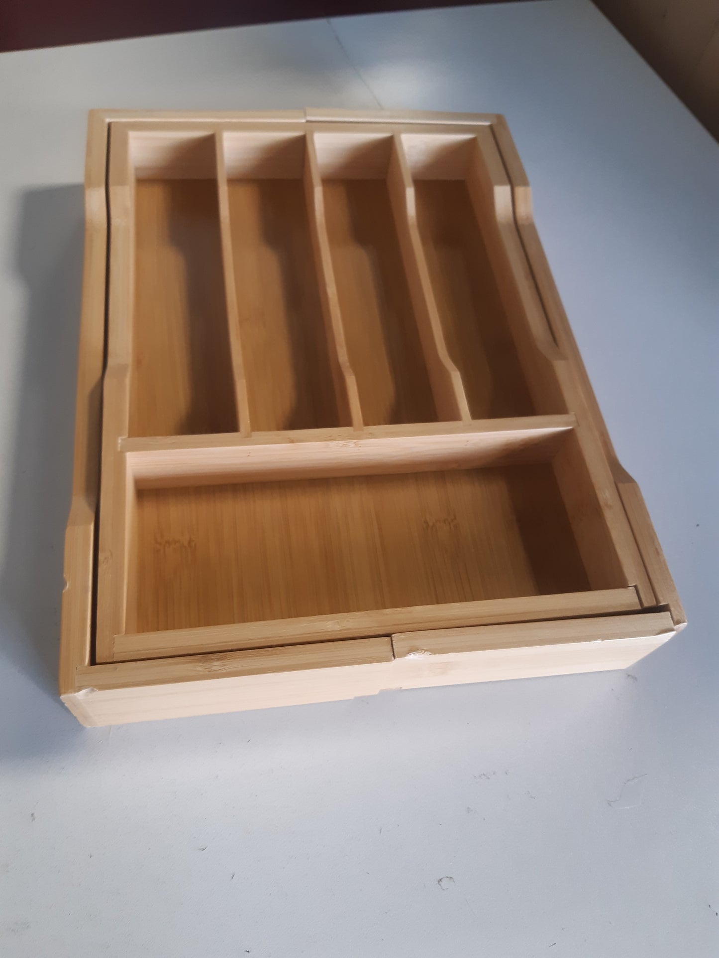 257882 - LIFEWIT, Organizues Takëmesh prej Bambuje, Hapësirë e Zgjerueshme 24 cm në 40 cm, Thellësi 33 cm
