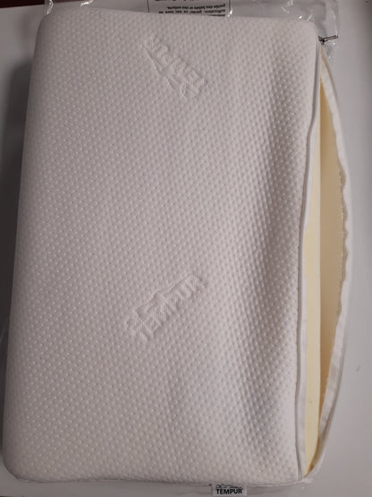 175111 - TEMPUR Jastëk Gjumi Original me Shkumë Memorieje, Mbështetje Ergonomike për Qafë, Ndjeshmëri e Fortë, Madhësi M (50 x 31 x 10/7 cm), Ngjyra e Bardhë