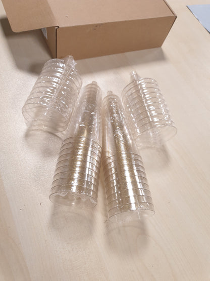 229942 - ACONDE Set me 20 gota plastike shampanje, 150 ml, të ripërdorshme