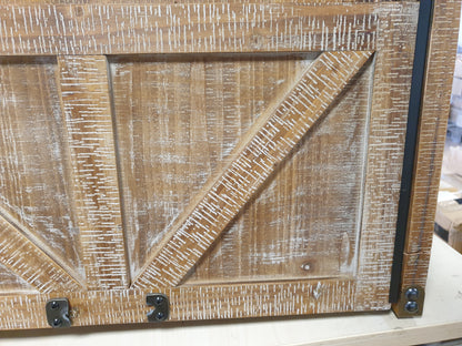 265064 - VIDA XL Dollap Ruajtjeje Dru Bredhi i Fortë 64x33,5x75 cm Kafe