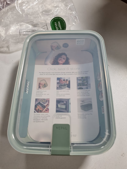 257298 - MEPAL Enë për Ruajtjen e Ushqimit EasyClip – Tas me Kapak dhe Mbyllje me Klik – 2250 ml – Sherbelë Nordike, i përshtatshëm për Mikrovalë, Tenxhere me Avull, Frigorifer dhe Ngrirës