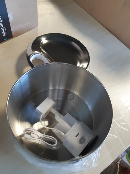 216039 - APETDOLA Shatërvan uji për macet, Bateri 5000 mAh, Shatërvan uji 135 fl oz/4 L