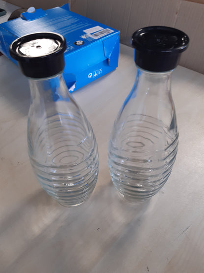 224058 - SODASTREAM Karafë qelqi, transparente, 2 x 0.615 L