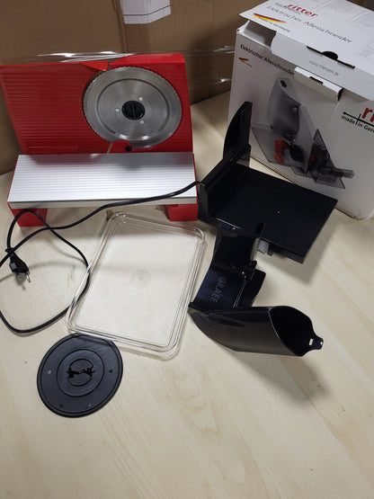 213055 - GRAEF Prerës elektrik shumëfunksional SKS100, Teh i dhëmbëzuar prej çeliku inox Ø 170 mm, Trashësia e prerjes 0-20 mm, Motor 170 W