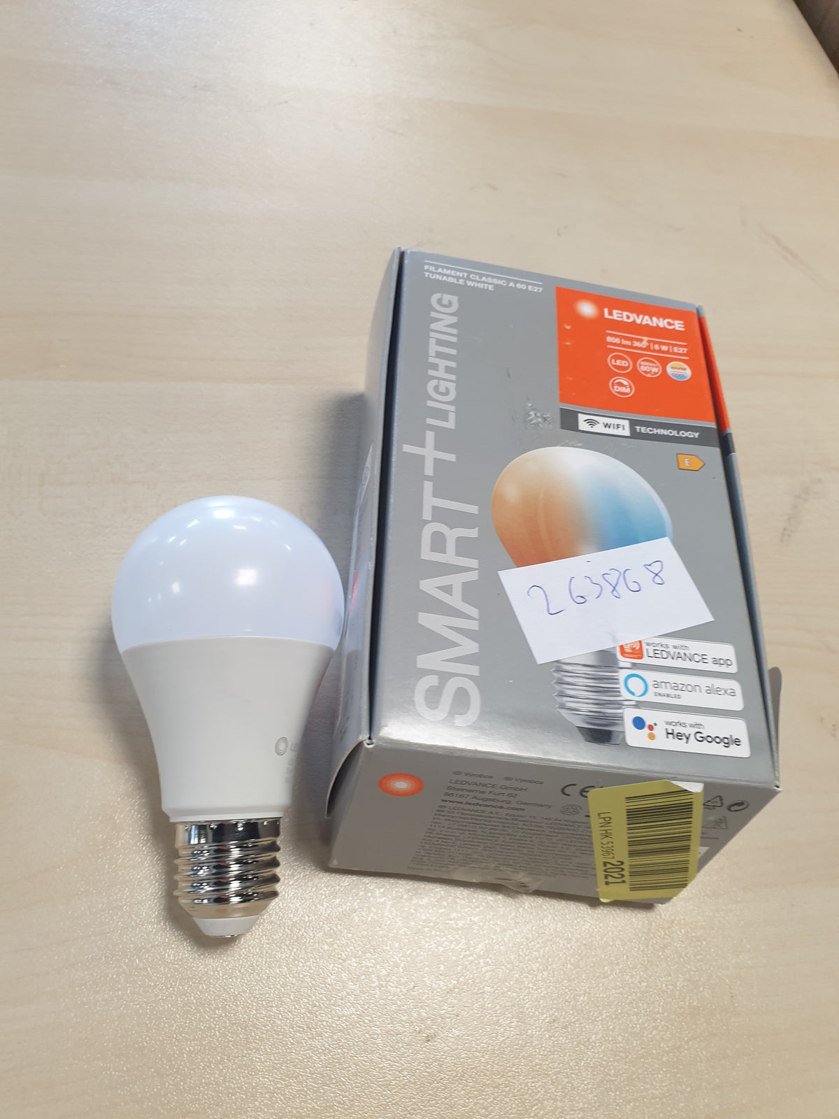 263868 - LLAMPA LED SMART LED LEDVANCE ME TEKNOLOGJI WIFI, BAZË E27, E ...