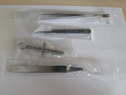 248690 - Schwertkrone® Set me 4 Piskatore kundër Rriqrave - Çelik inox Premium - Piskatore për qen, mace dhe njerëz - Grep rriqrash për qen - Set me 4 pjesë