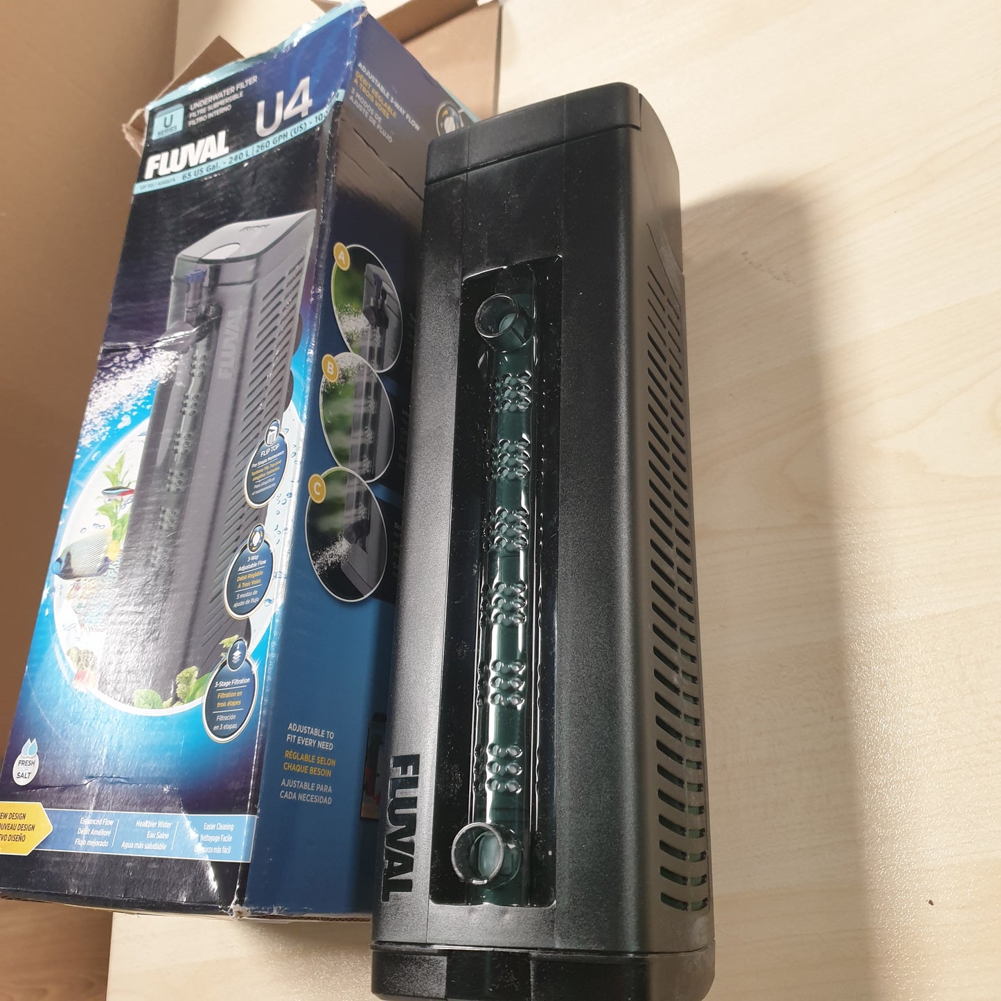 239529 - FLUVAL Filtër i brendshëm U4, për akuariume nga 130 deri në 240 litra, 10W