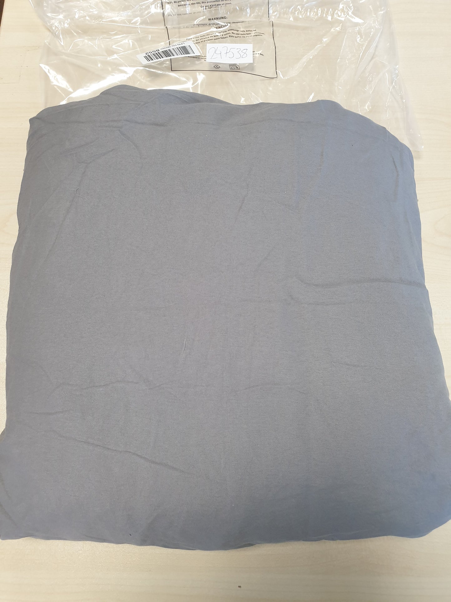 247538 - ÇARÇAF KONO i montuar gri 180x200 cm, mikrofibër e lëmuar, xhep i thellë 30 cm