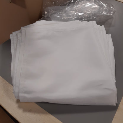 262898 - KICHLY Peceta prej cope, Pako me 24, 100% poliester, e bardhë, 50x50cm