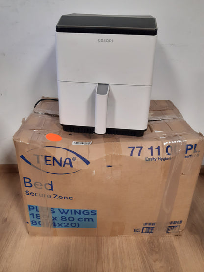 144140 - COSORI Fritezë me Ajër, Kapaciteti 6.4L (1.8Kg), Furrë Elektrike me Element ngrohës të Dyfishtë, Wi-Fi i Lidhur, 12 Funksione të Paracaktuara, Libër Recetash dhe Aplikacion, 1700W, Modeli P583S në Ngjyrë të Bardhë