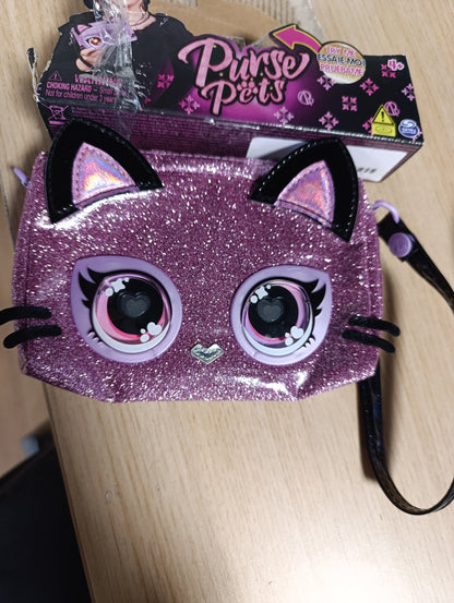 141807 - Çantë dore për kyç Purse Pets me shkëlqim Kitty (6067884)