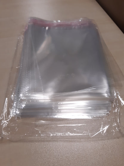 206568 - ZYDIWO Qese Celofani Transparente, 200 copë Qese Plastike e Vogël OPP për Bizhuteri, Konfeti, Kukull Dhuratë - Madhësia 18x27cm