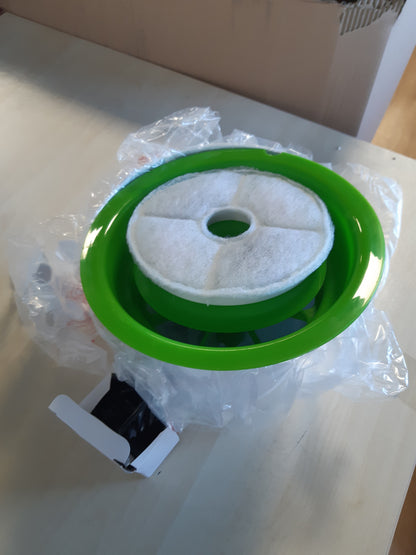 214393 - CATIT Shatërvan me Lule për macet, 3L, i bardhë/jeshil
