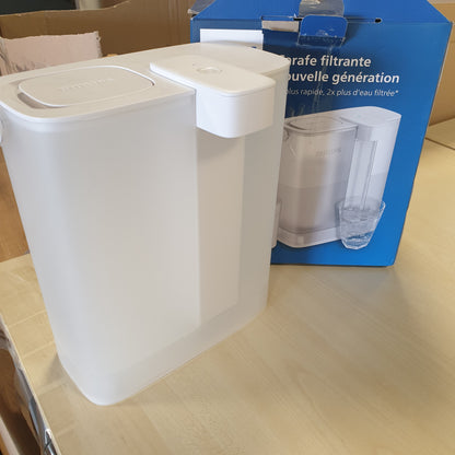 239973 - PHILIPS - Filtër uji me filtrim të menjëhershëm, 3 L, 1 filtër Taste+, zvogëlon klorin dhe plumbin