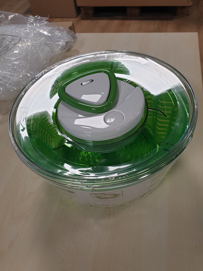 170486 - ZYLISS E940012 Spinneri i Lehtë për Sallatë në Madhësi të Madhe, Material Plastik, Ngjyra Jeshile, me Sistem AquaVent, Kordë Tërheqëse dhe Frenim, Bazë Anti-Rrëshqitëse, i Lavueshëm në Lavastovilje, Garanci 5-vjeçare