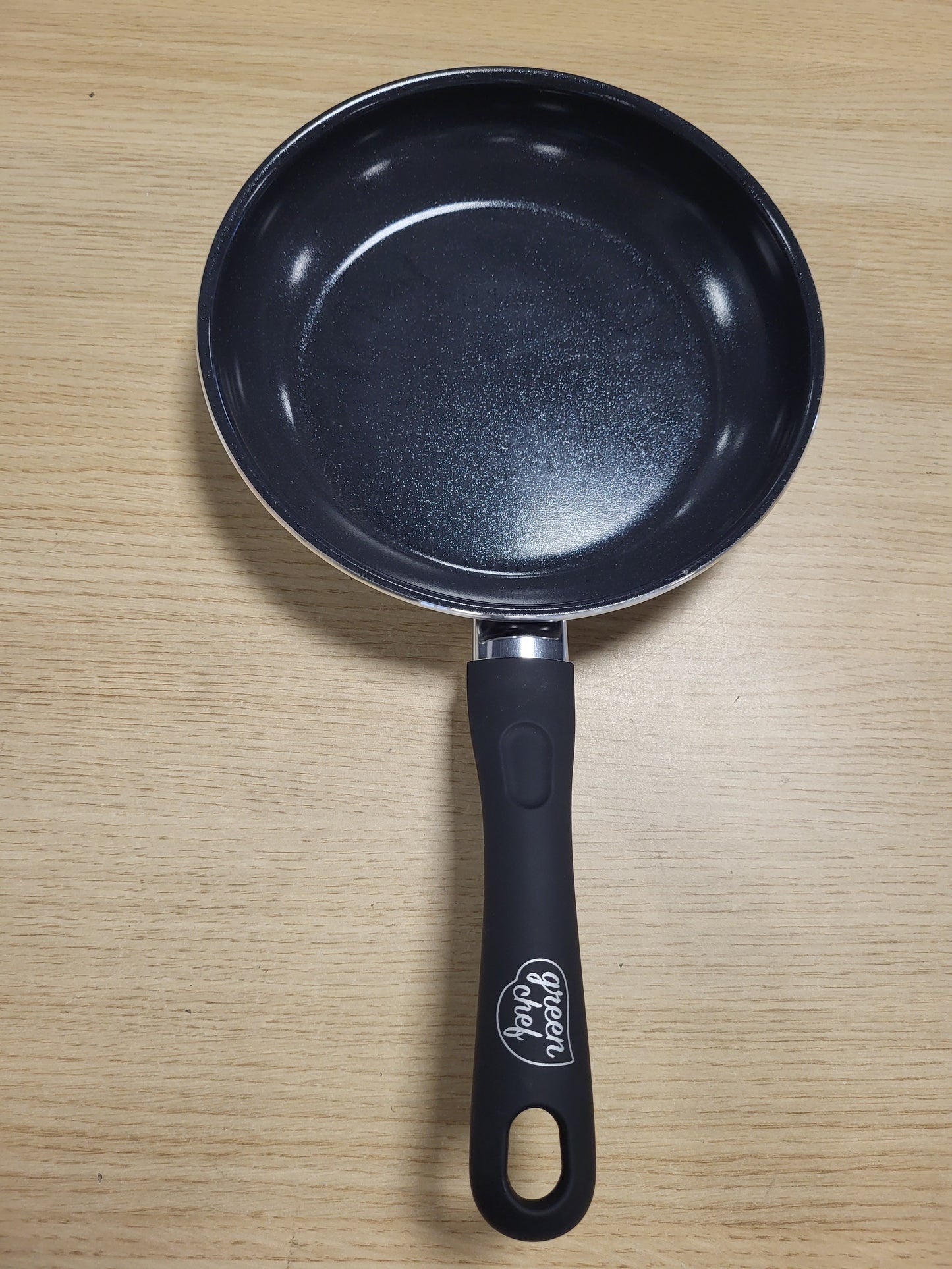 213420 - GREENCHEF Tigan qeramik jo-ngjitës 20 cm, Tigan për vezë, pa PFAS, i pajtueshëm me induksionin, i sigurt për furrë deri në 160°C, i sigurt për lavastovilje, i zi