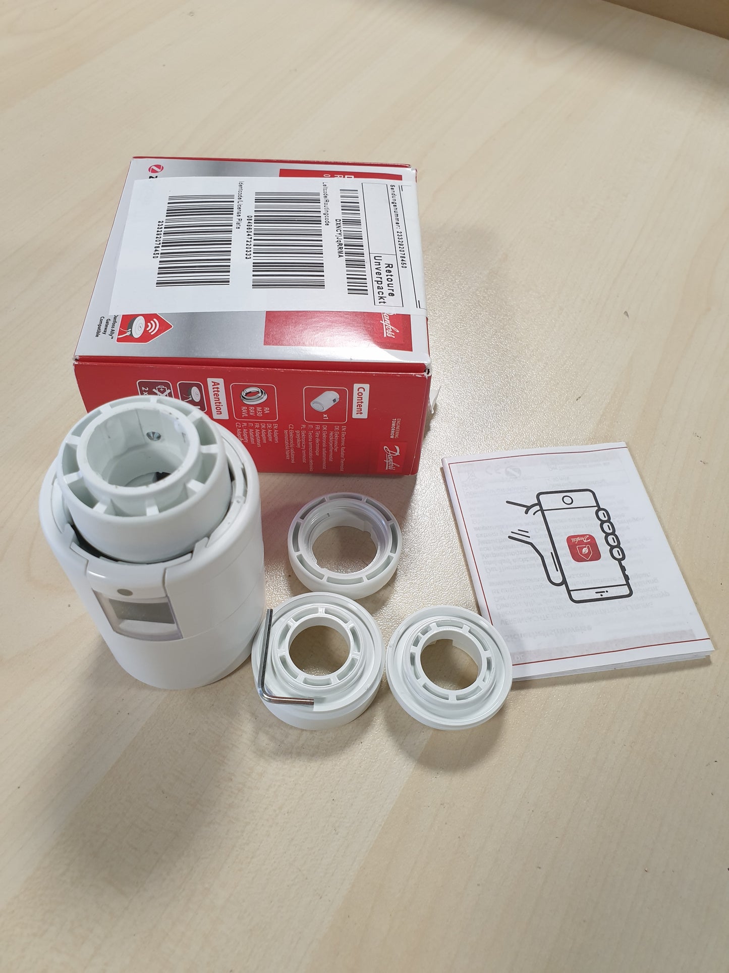 163323 - DANFOSS ALLY Termostat Radiatori, i Bardhë, IP20, 5-35 øC, 0-40 øC, -20-65 øC, W125786971