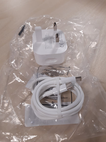 190002 - WEISHIP Karikues dhe Prizë për iPad, Karikues USB C 20W me Kabëll 1M, Adaptor Karikimi i Shpejtë në Mur Tip-C, e Pajtueshme me iPad Pro 12.9/11 Inç, iPad Air 5/4, iPad Mini 6 Gen, Samsung Galaxy S23