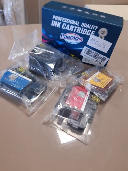 190026 - PAEOLUS 3219XL - Zëvendësues Kartusha për Brother LC3219XL LC3217 i Përshtatshëm për Brother MFC-J5330DW / J5335DW / J5730DW / J5930DW / J6530DW / J6930DW / J6935DW, Pako prej 4