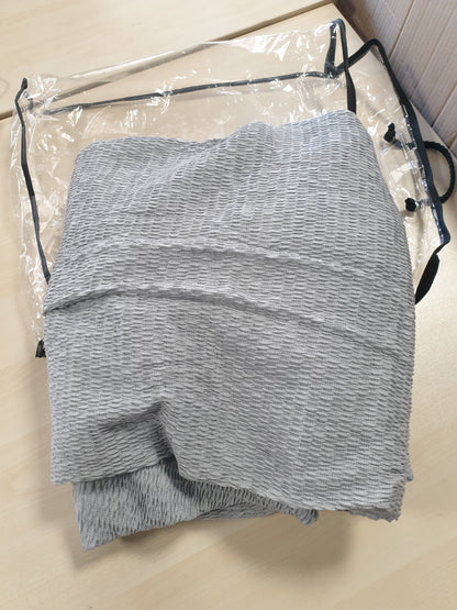 208761 - MARTINA HOME Mbulesë Divani Tunez, Materiali Pambuk Poliester, Ngjyra Gri Molle, 2 Vende (120-170cm)