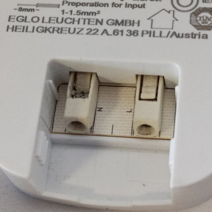 196415 - EGLO Fueva 6 - Llambë LED e rrumbullakët për tavani të banjos, Materiali plastike në ngjyrat e zezë dhe të bardhë, Ndriçim i ngrohtë-e bardhë e ftohtë, Spefikacioni IP44, Dimensionet Ø 21 cm