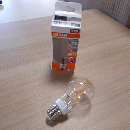 262881 - OSRAM Llambë LED Star+ me Sensor Lëvizjeje, Bazë E27, E Bardhë e Ngrohtë (2700K), 806 Lumen, Zëvendësuese 60W - Pako me 1 Ilumite