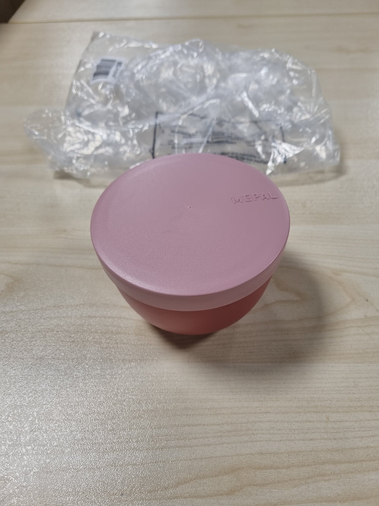 254154 - MEPAL Kutia e ushqimeve Ellipse - Enë ushqimore për ruajtjen dhe transportimin e ushqimeve të lehta - 350 ml - Vivid Mauve