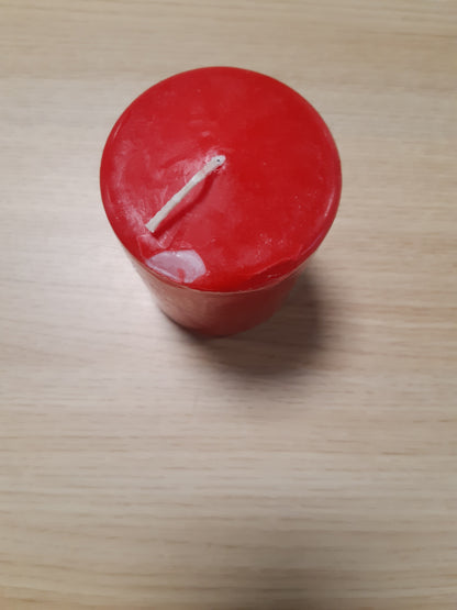 138471 - Qiri i KUQ me Diametër 7cm dhe Lartësi 10cm