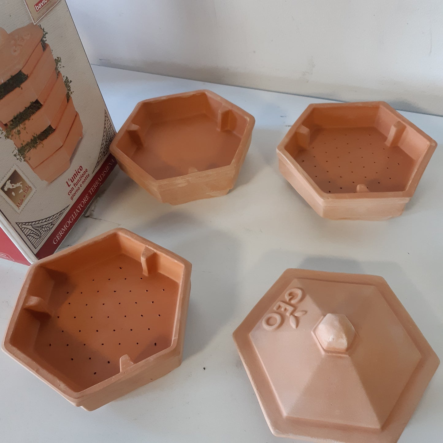 213251 - GEO Kit Rritjeje TerradiSiena Mbirës, kafe, 19x19x31 cm
