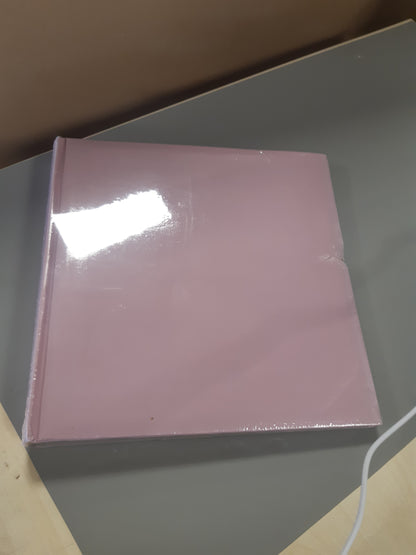 228694 - HAMA Album Fotosh Jumbo 30x30 cm (Libër fotografish me 80 faqe të bardha, album për 320 foto për personalizim dhe ngjitje) rozë pastel
