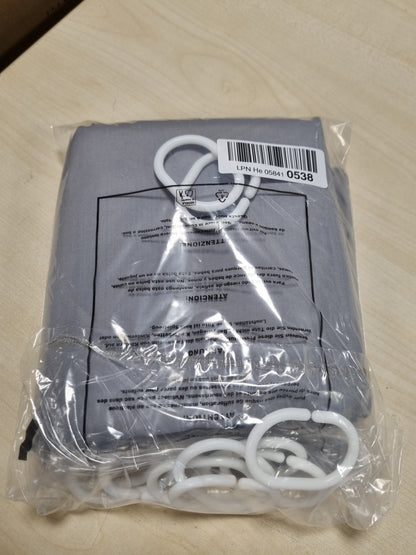223690 - FURLINIC Perde Dushi 180x220, Kundër Mykut, e papërshkueshme nga uji, me 12 Unaza