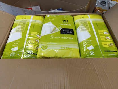 216096 - SUNKISS TRUSTPLUS Mbrojtëse shtrati 90cm x 85cm, super absorbuese, 60 njësi