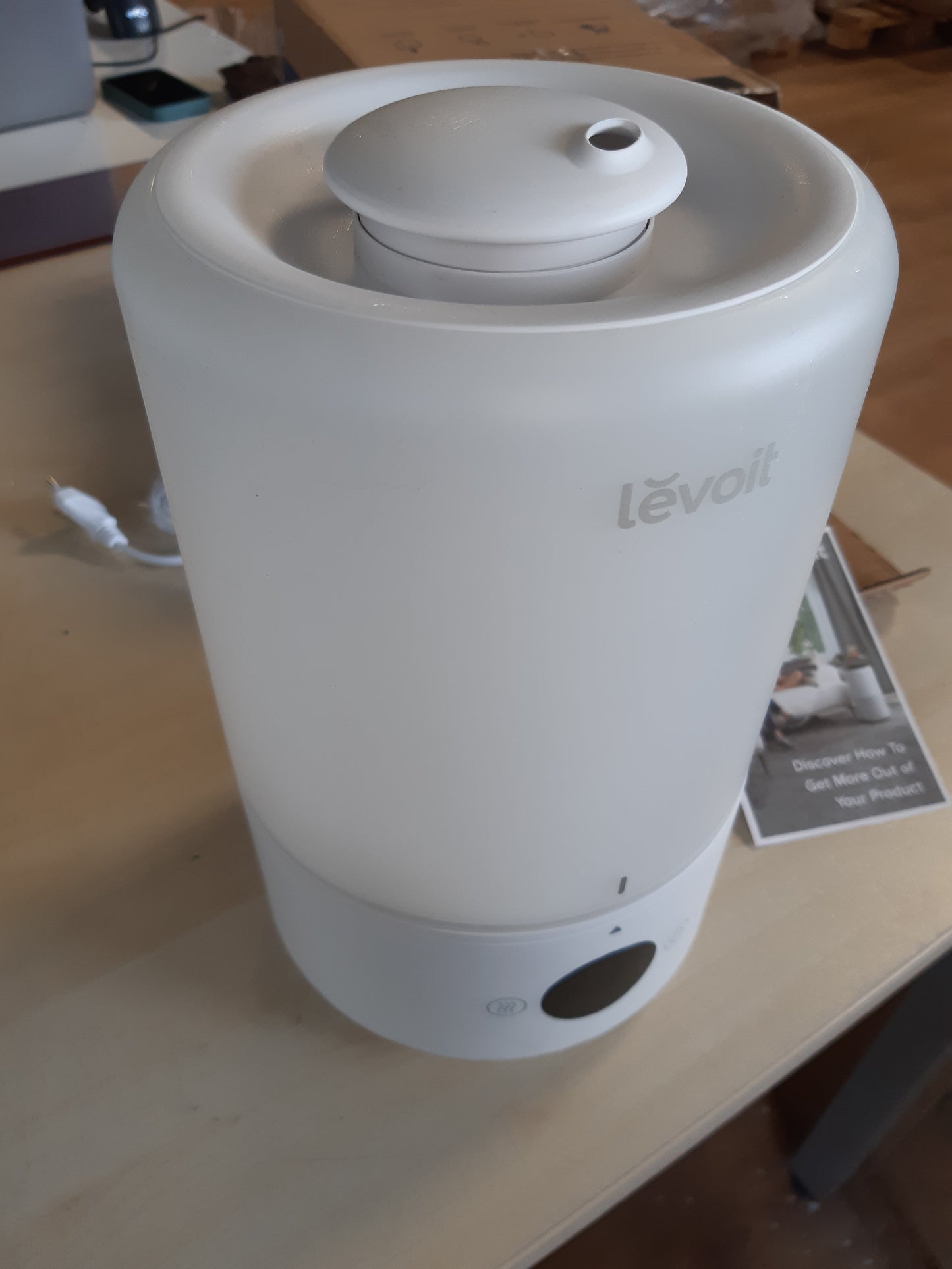 221284 - LEVOIT - Lagështues ajri Smart Baby, Mbushje nga Sipër, 3L, me Alexa dhe Aplikacion, Mjegull dhe Difuzues Ftohës Ultrasonik, 19dB i Qetë, Kohëmatës, Pa BPA, Dual 200s, i Bardhë
