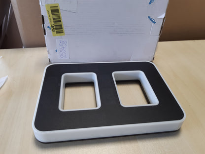 255458 - PAULMANN 79849 LED Solar për Shtëpinë Numër 8 IP44, bateri e zëvendësueshme e bardhë me 1 x 0.2 vat, dritë diellore, llambë diellore e zezë, dritë diellore 3000 K