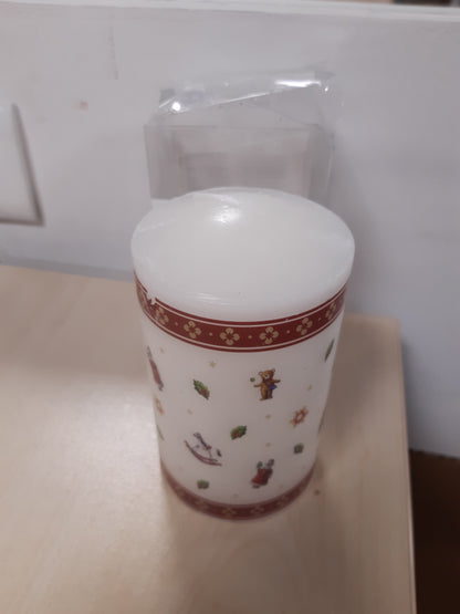 205962 - VILLEROY & BOCH Qirinj Dhurata Lodra M, Qiri Dekorativ i Krishtlindjeve për Tryezën Tuaj Festive, Dyll, 7 x 12 cm