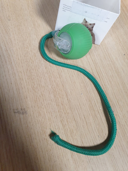 230015 - LSYZHX Top Interaktiv për Qen, Lodër për Mace, Të Rikarikueshme me USB, Jeshile