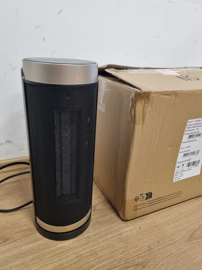 167064 - DREO Ngrohës me Ventilator Qeramik PTC, Energji-kursyese, 70° Lëkundje, Telekomandë dhe Kohëmatës 12 orë, 3 Mënyra dhe 3 Shpejtësi, Mbrojtje nga Mbinxehja dhe Përmbysja, Modeli Solaris Slim H3
