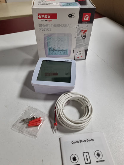 255095 - EMOS GOSMART, TERMOSTAT I ZGJUAR, WIFI, OPENTHERM, KONTROLL ME PREKJE, I PËRSHTATSHËM ME TUYA, GOOGLE ASSISTANT DHE ALEXA