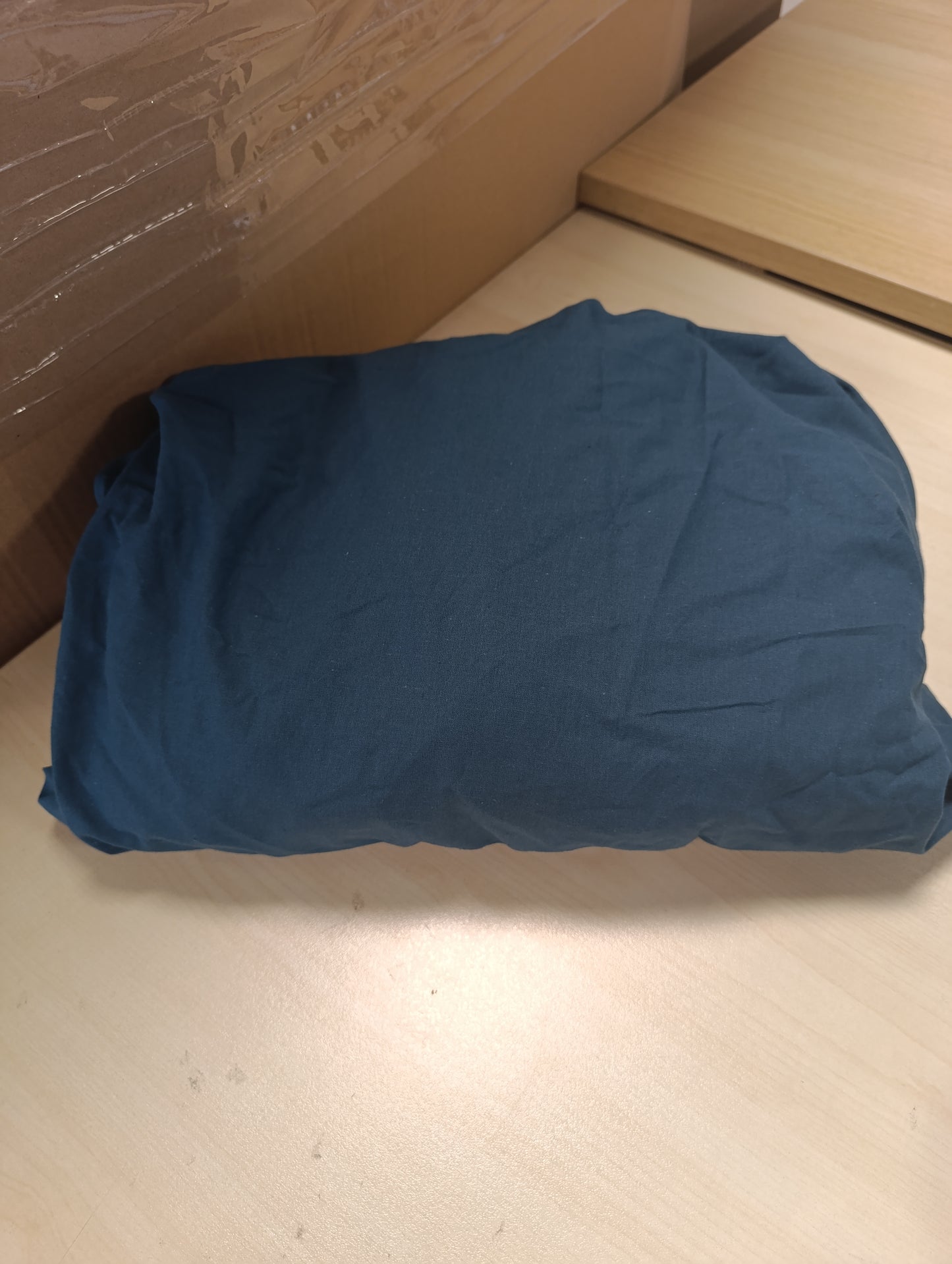 256357 - Çarçaf i fiksuar, pambuk TPR 57 fije, 2x70x190 cm, ngjyrë blu rose
