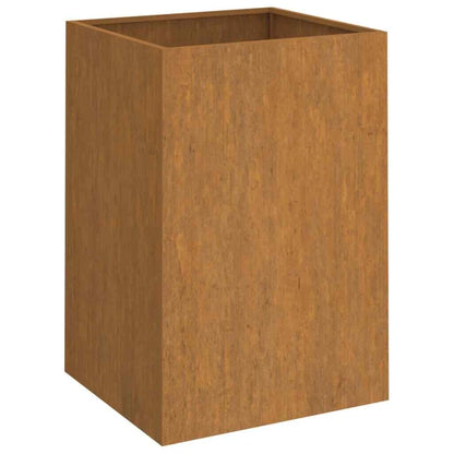 265398 - vidaXL Vazo për Bimë 52×48×75 cm – Çelik Corten me Efekt Ndryshku