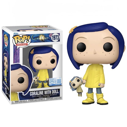 141557 - Funko Pop! Coraline me kukullën #1973 ekskluzive vinyl + mbrojtëse (protektor).