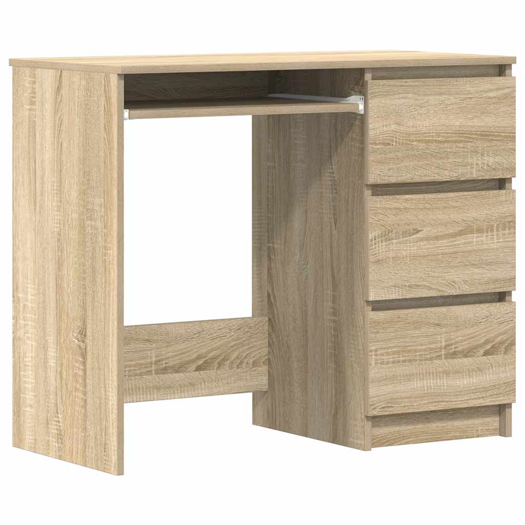 270060 - vidaXL Tavolinë Lisi Sonoma 90x45x76 cm Dru i Inxhinieruar