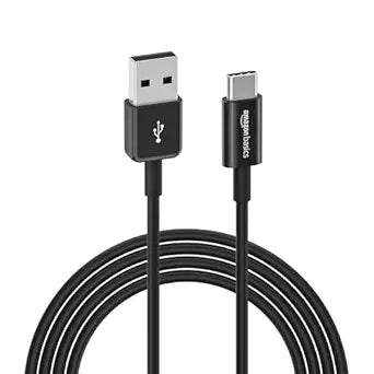 267386 - Amazon Basics Kabllo karikimi të shpejtë USB-C në USB-A 2.0, 1.8 m, shpejtësi 480 Mbps, i zi