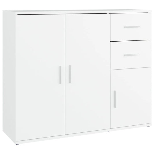 280234 - vidaXL Komodinë / Sideboard i Bardhë 91 × 29.5 × 75 cm, Dru i Përpunuar